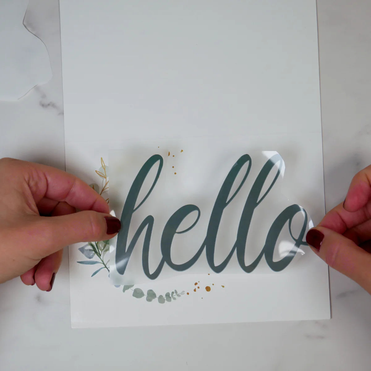 Design Cards with Rub Transfer & Wax Seal