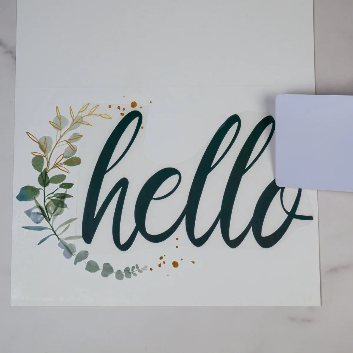 Design Cards with Rub Transfer & Wax Seal