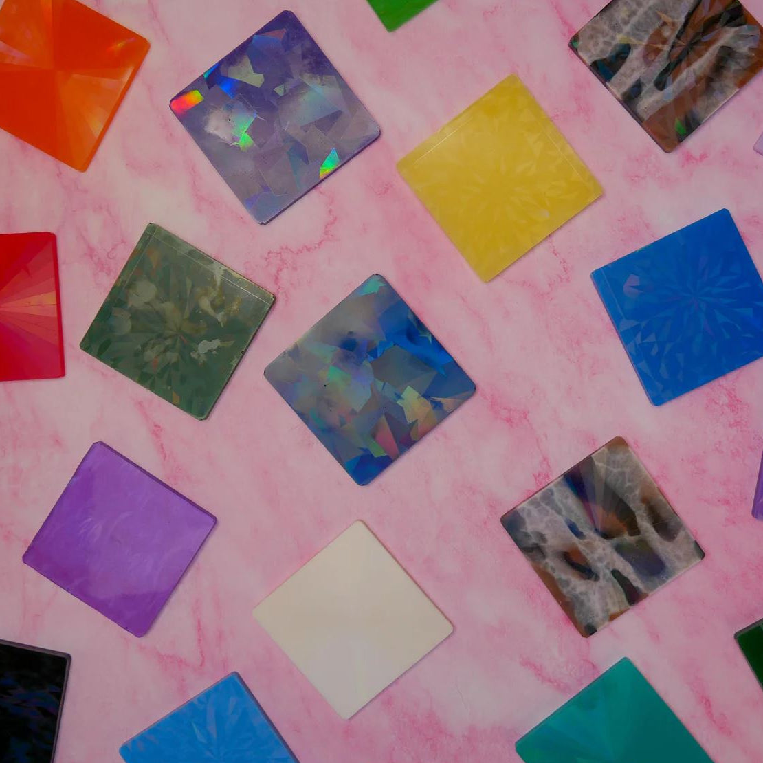 Create Holographic Resin Coasters