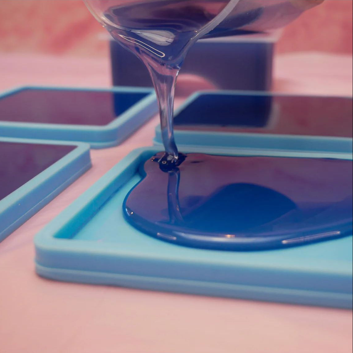 Create Holographic Resin Coasters