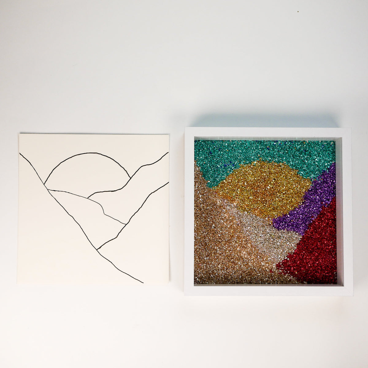 Create Glass Chip Art