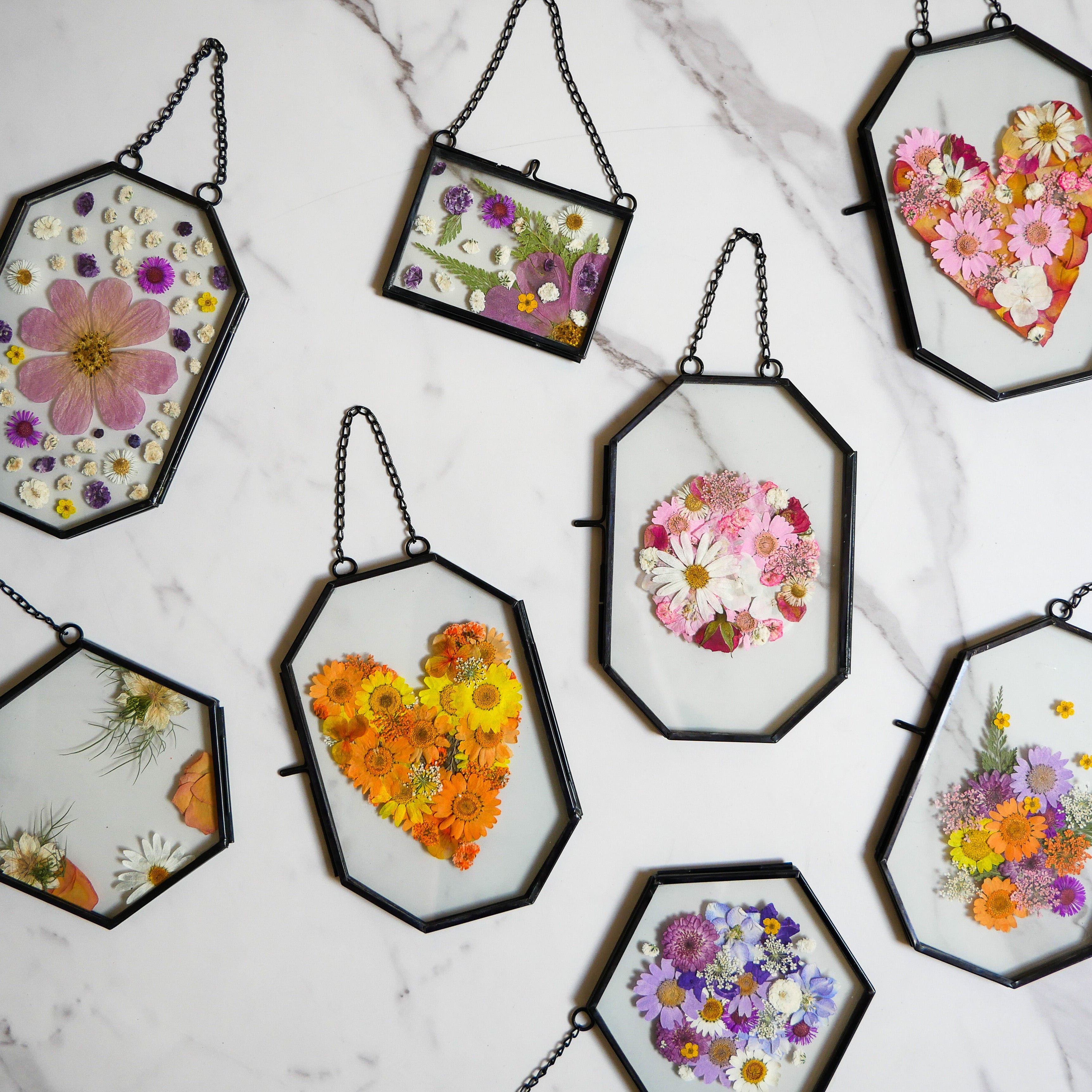 Make Framed Pressed Flowers
