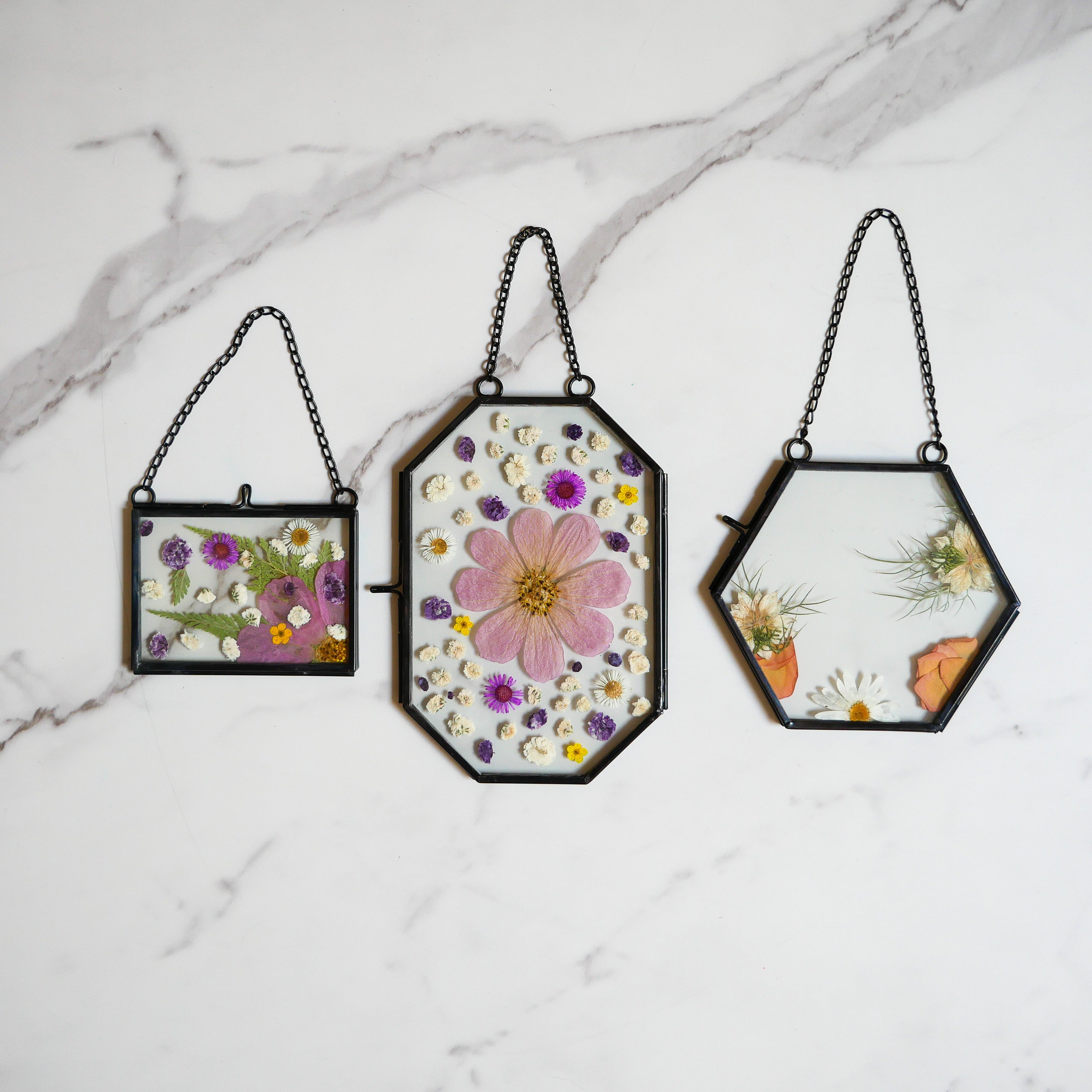 Make Framed Pressed Flowers