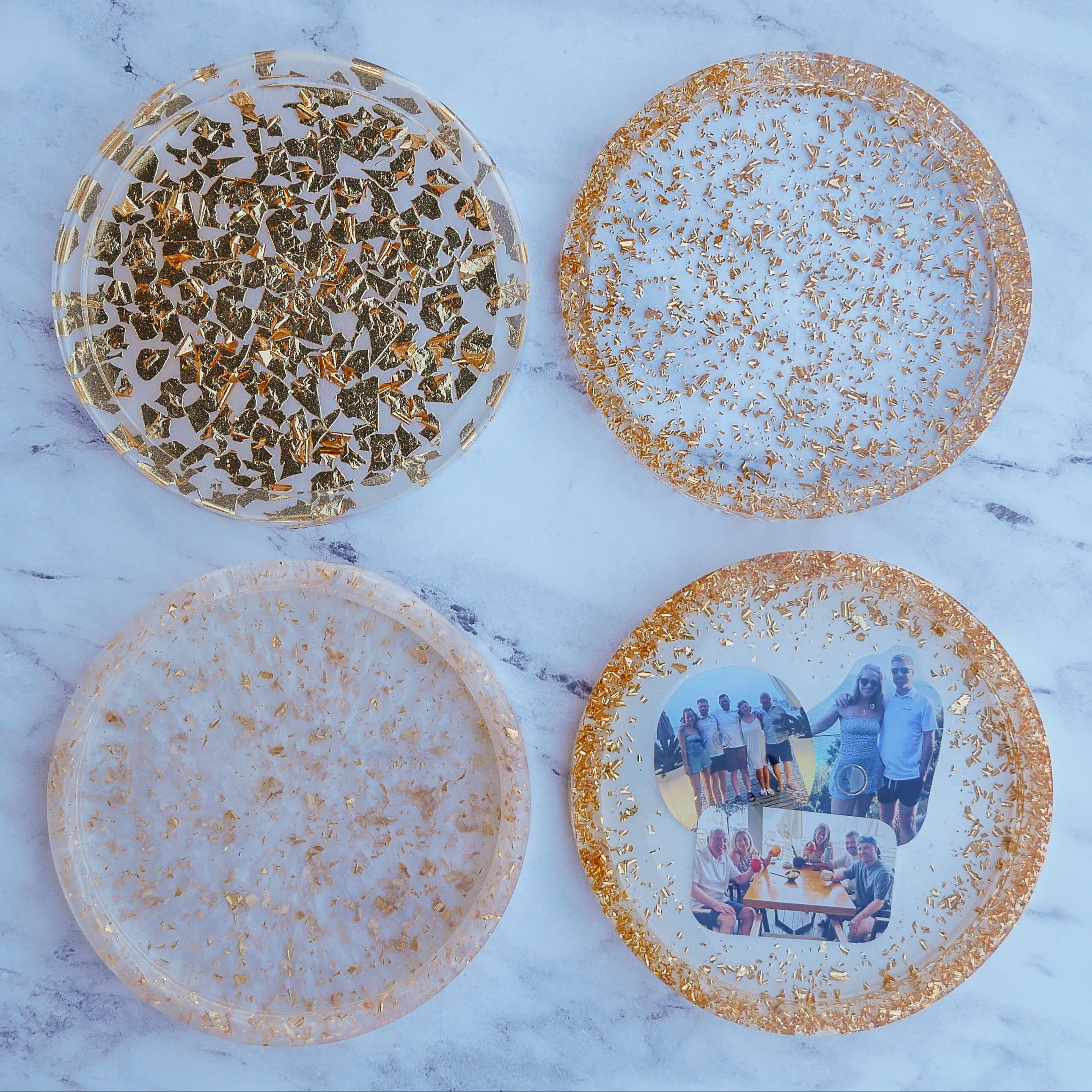 Create a Gold Leaf Resin Tray