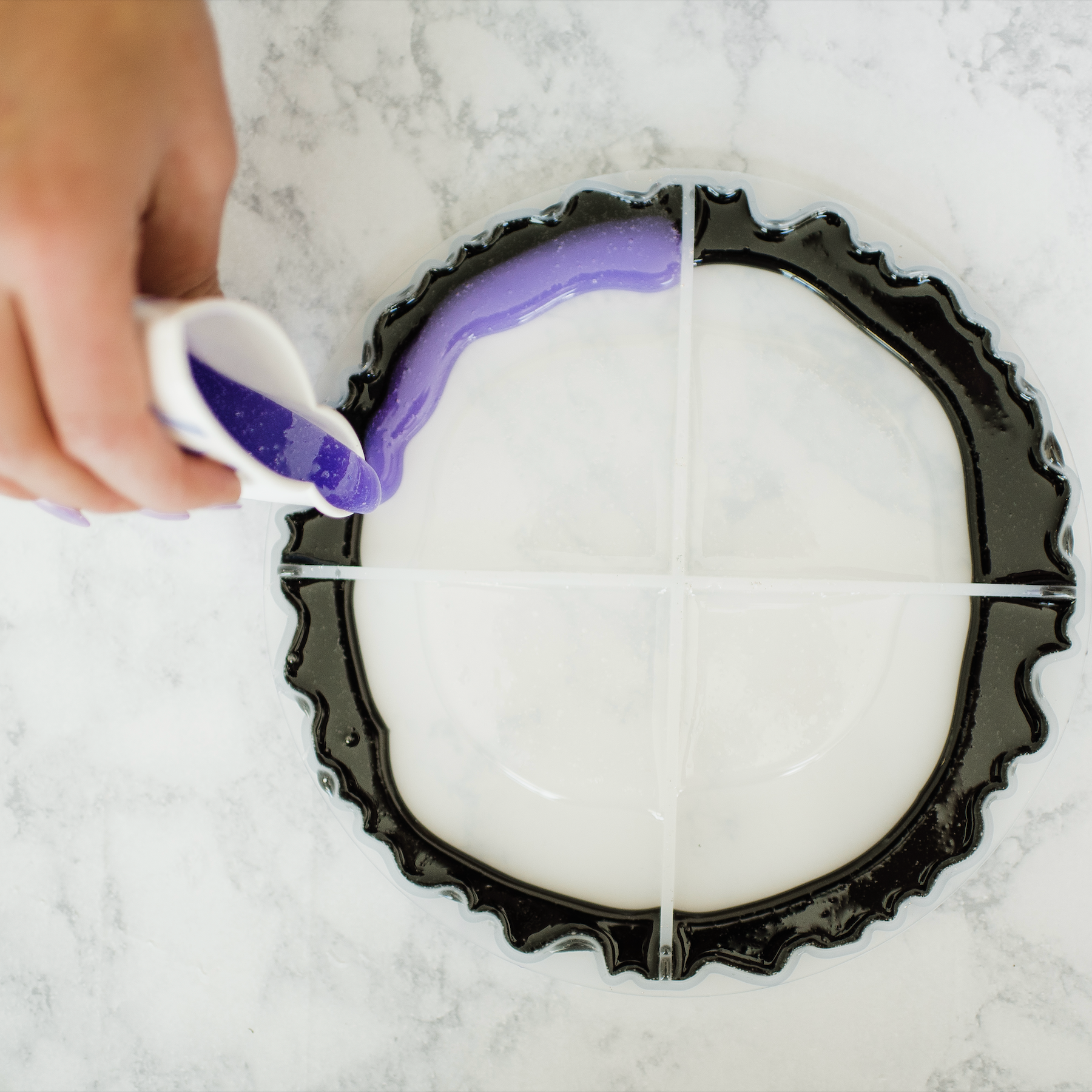 Make Agate Resin Coasters