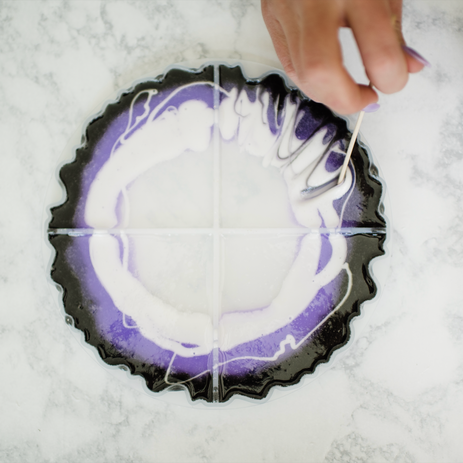 Make Agate Resin Coasters