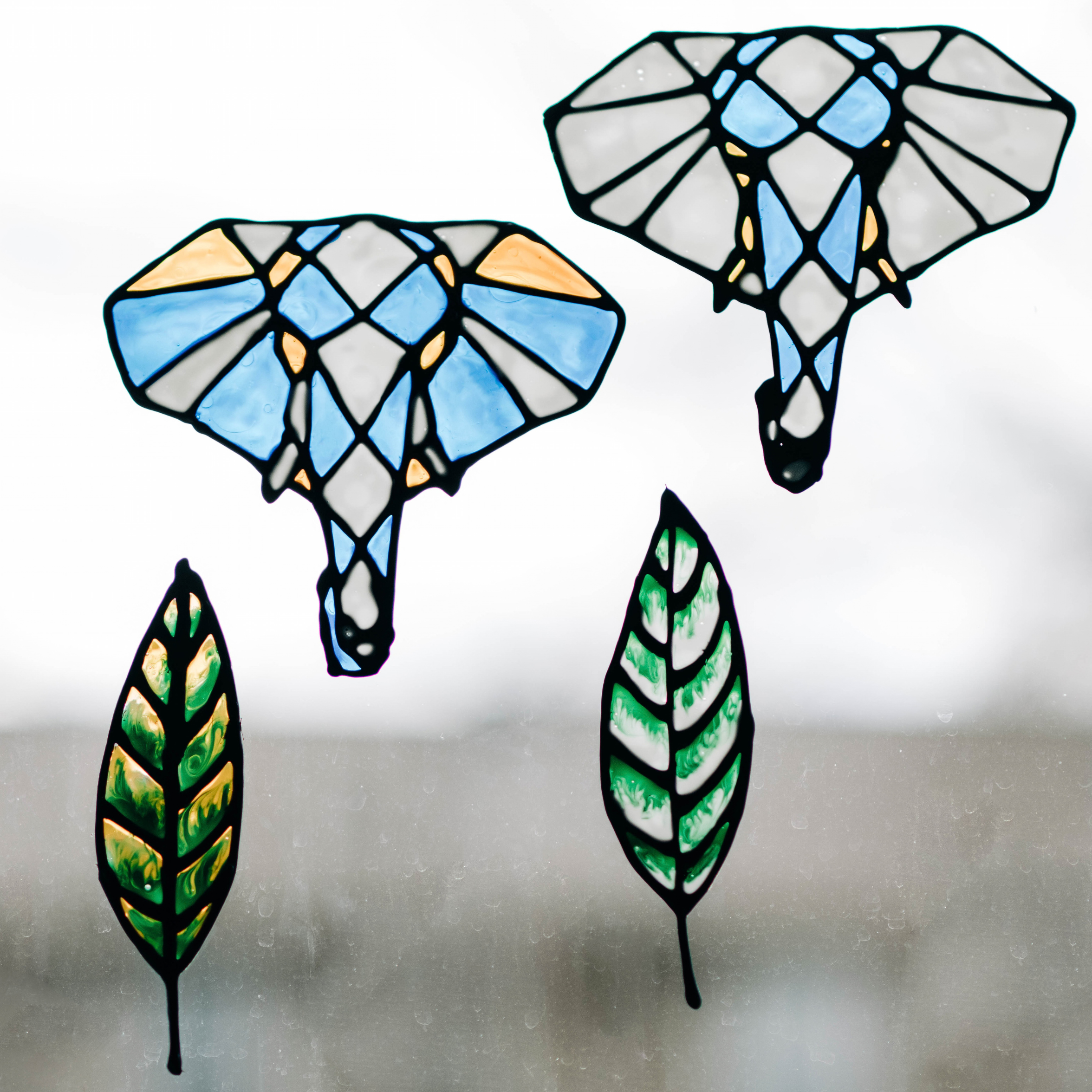 Make Stained Glass Window Clings