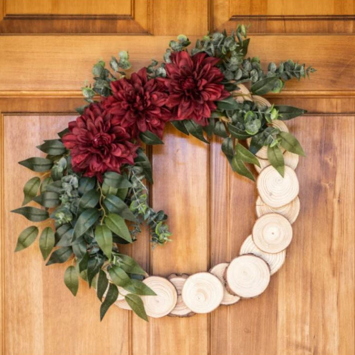 Make a Wood Slice Wreath