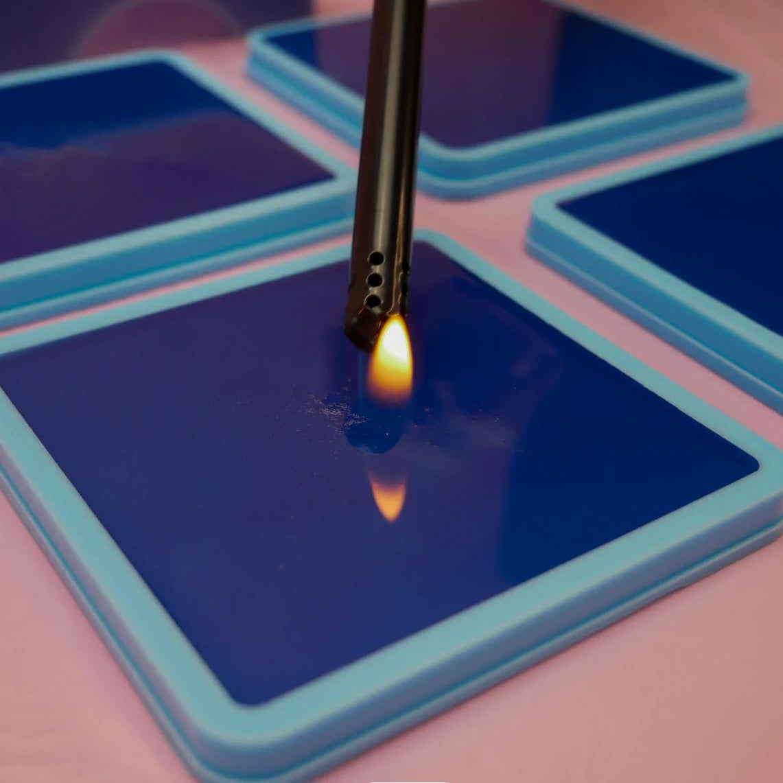 Create Holographic Resin Coasters